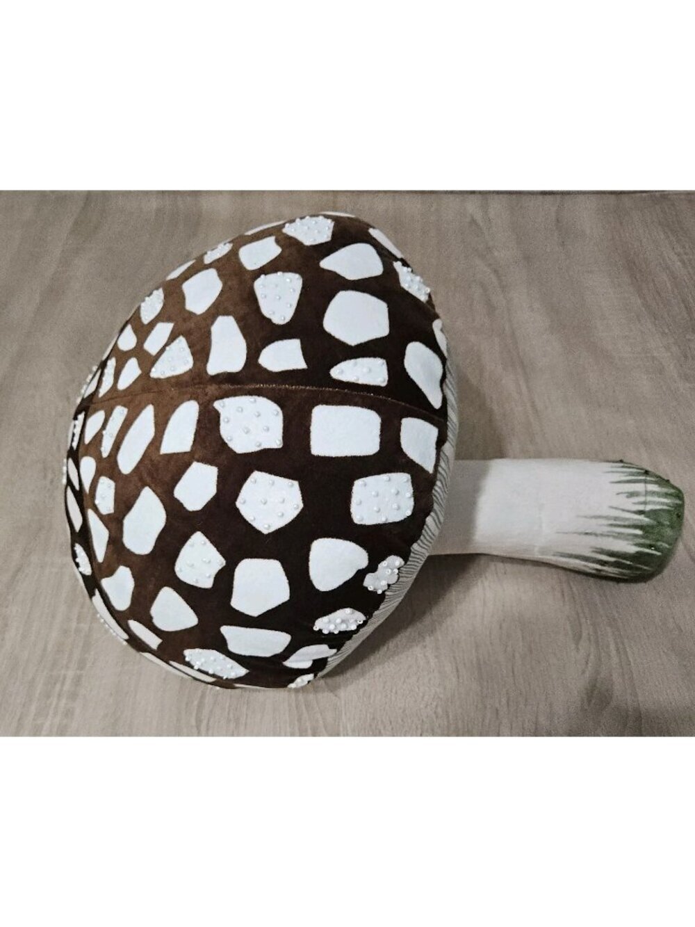John Derian Mushroom Velvet Pillow 14" x 16" Decorative Woodland Fairy Cottage #